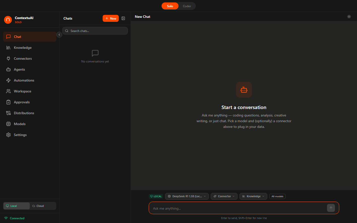 Solo — Chat Dashboard