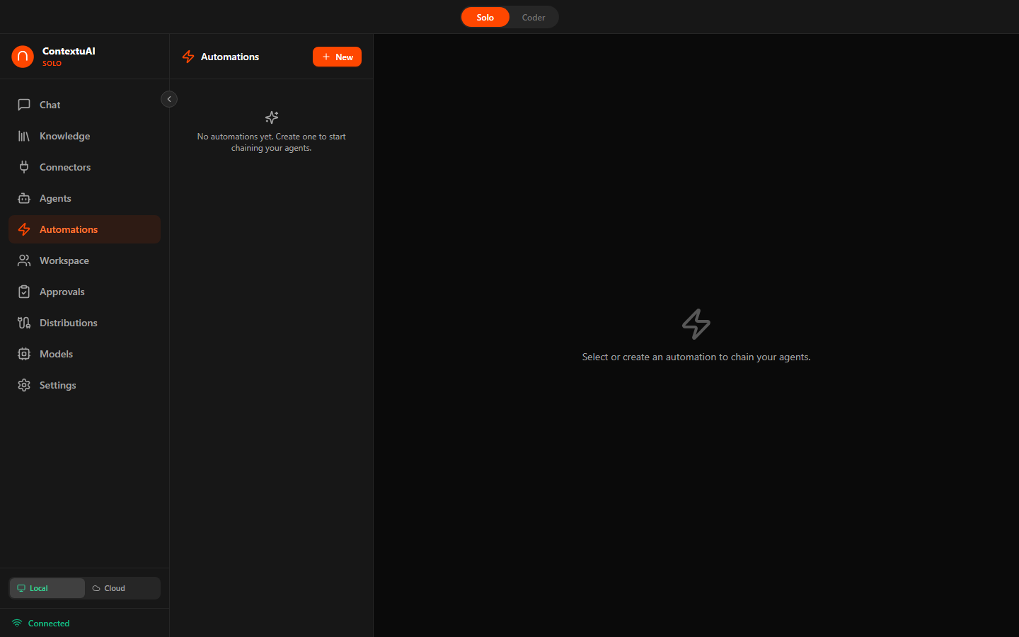 ContextuAI Solo — Automations with @agent Mentions